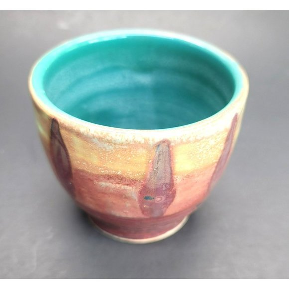 Sooz Glazebrook Wild Daisy Coordinating Bowl Dish Art Pottery JS8140 - Picture 2 of 6